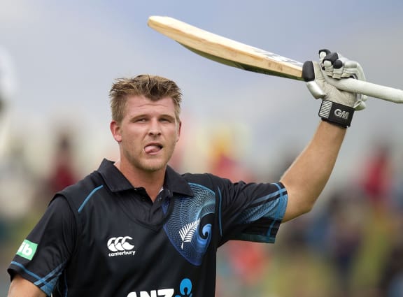 Corey Anderson after scoring the fastest ever ODI century.