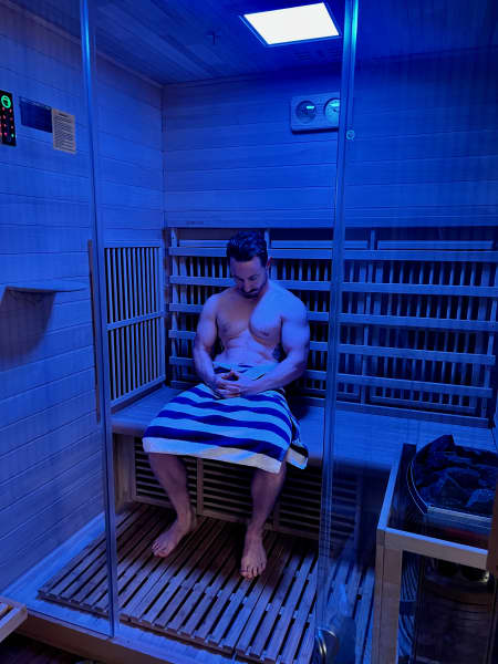Hammington has been going to saunas for as long as he can remember.