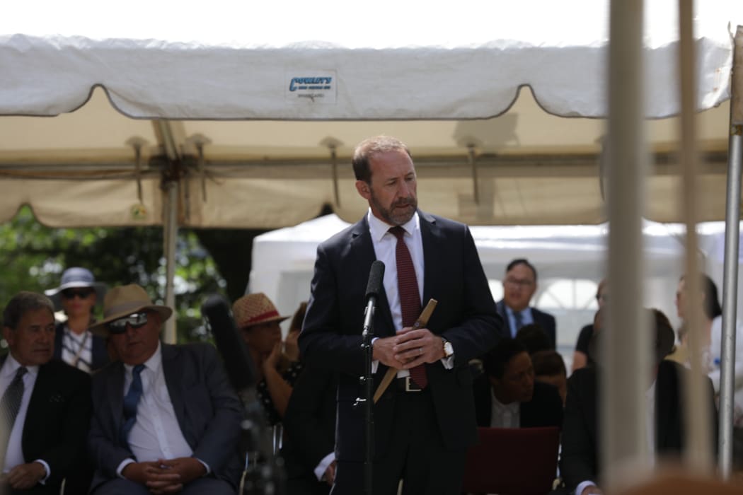 Treaty Negotiations MInister Andrew Little at Waitangi (4 February 2020)