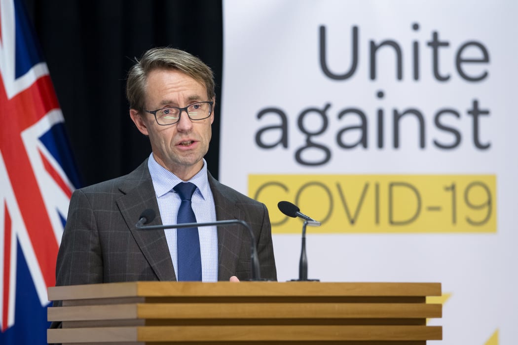 WELLINGTON, NEW ZEALAND - MAY 19: Director-General of Health Dr Ashley Bloomfield speaks to media during a press conference at Parliament on May 19, 2020 in Wellington, New Zealand.