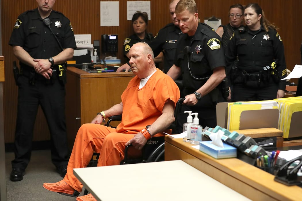 Joseph James DeAngelo appearing in court in Sacramento, California, in 2018.