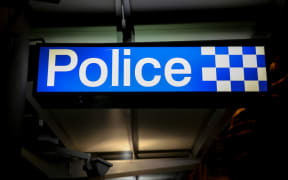 Australian Police sign Brisbane.
