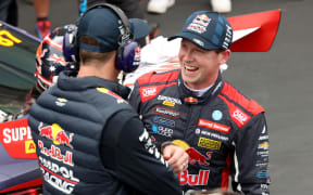 Australian driver Will Brown (R).
