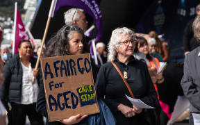 A rally for the aged care sector and its workers