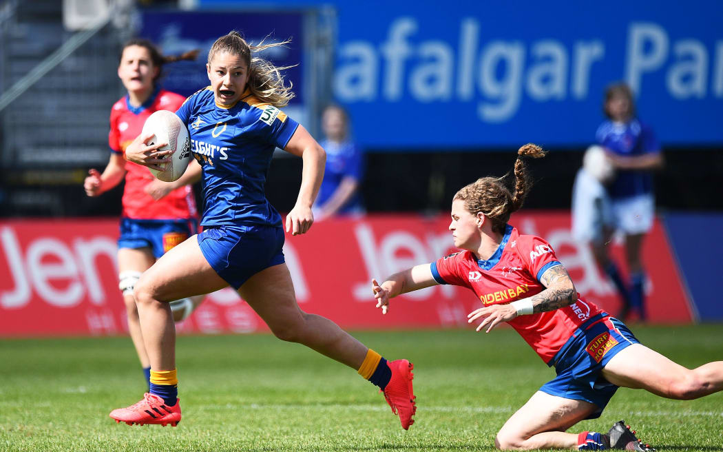 Otago player Amy Du Plessis during their Farah Palmer Cup rugby match Otago v Tasman.