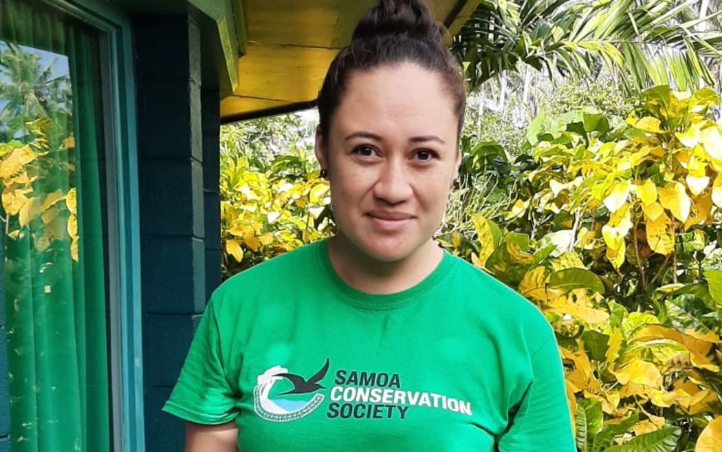 Christine Tuioti Mariner, technical officer at the Samoa Conversation Society.