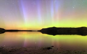 Aurora Australis (The Southern Lights) appeared over New Zealand's skies on 27 February, 2023.