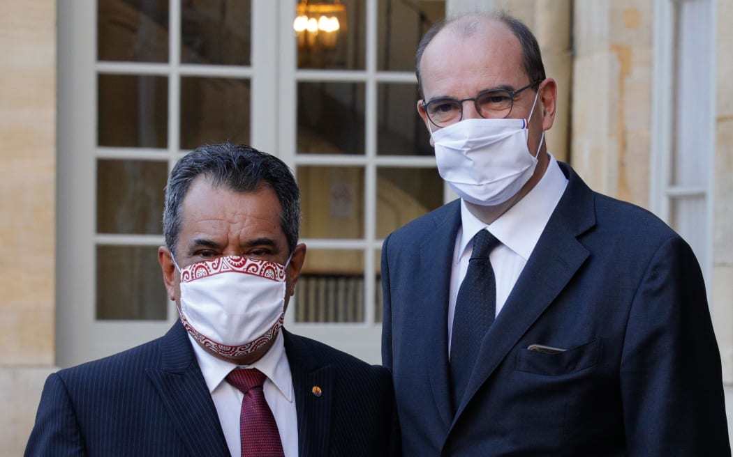 Edouard Fritch and Jean Castex