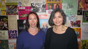 Amanda Mills, left, and Katherine Milburn