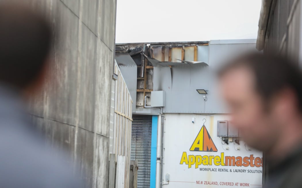 Fire destroys Apparelmaster warehouse in Petone | RNZ News
