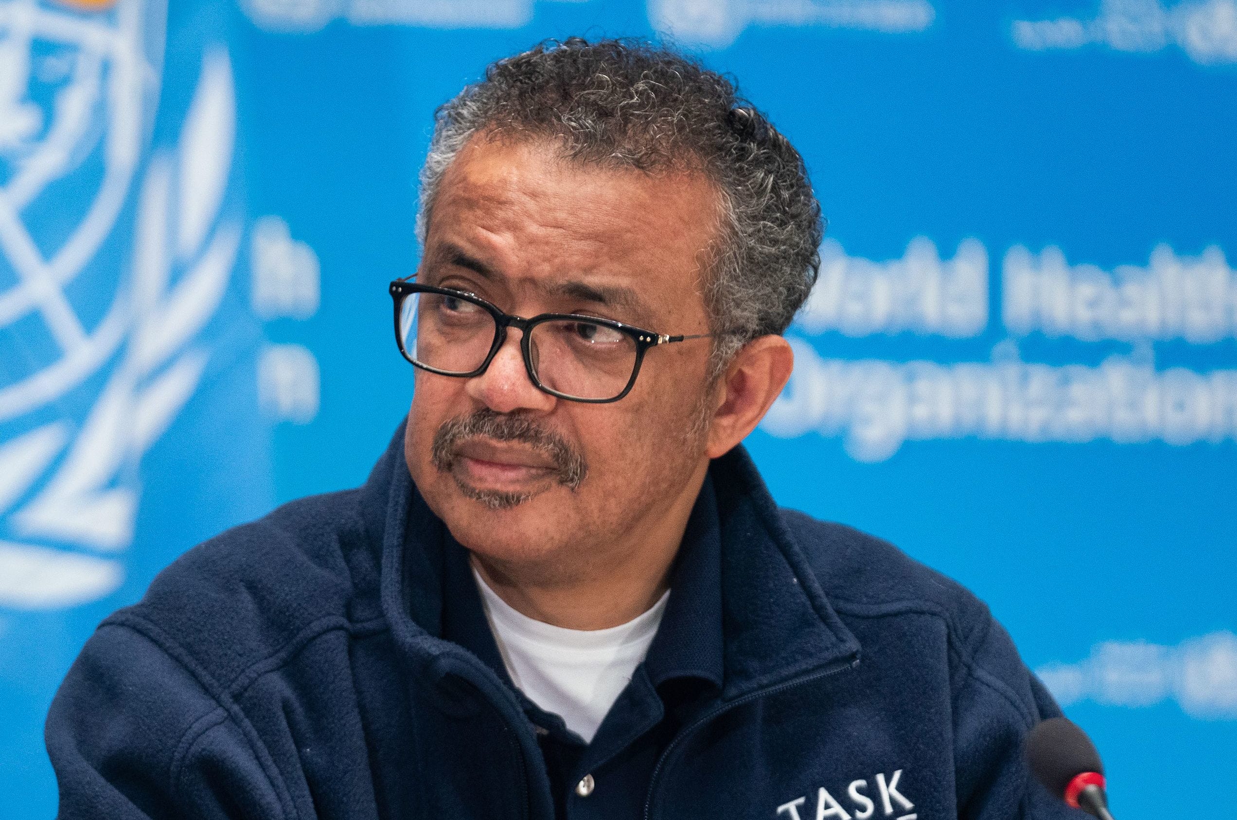 WHO Director-General Tedros Adhanom Ghebreyesus on 16 May.