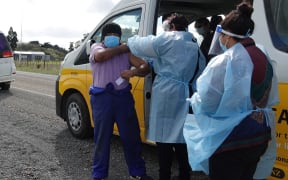 Te Iringa man Grant Tahere's vaccination