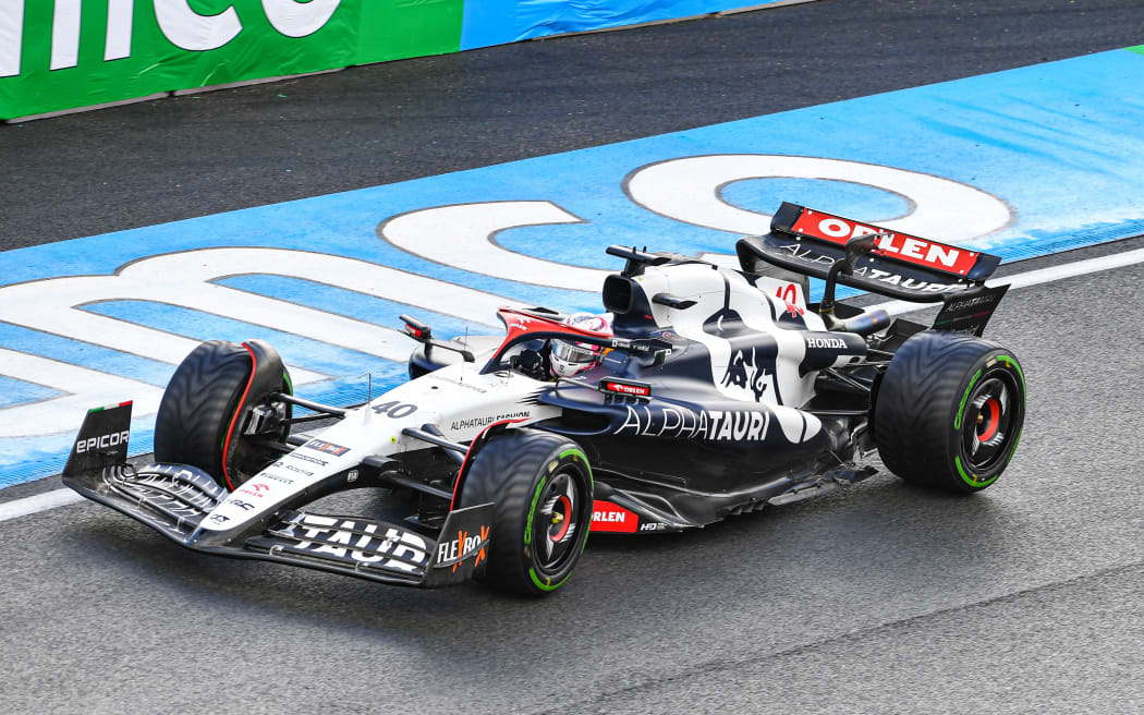 Liam Lawson (NZ) in the Scuderia AlphaTauri at the 2023 Dutch F1 Grand Prix.