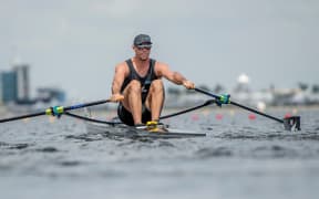 New Zealand rower Robbie Manson.