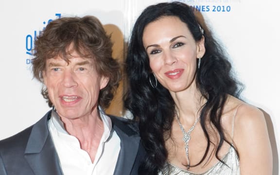 Sir Mick Jagger and L'Wren Scott.