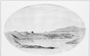 Gilfillan, John Alexander, 1793-1864 :Wai-Kanae Pa and Kapiti. [Before 1847]