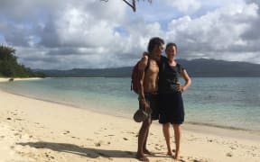 Richard Brunton and fiancée Catherine Styles.