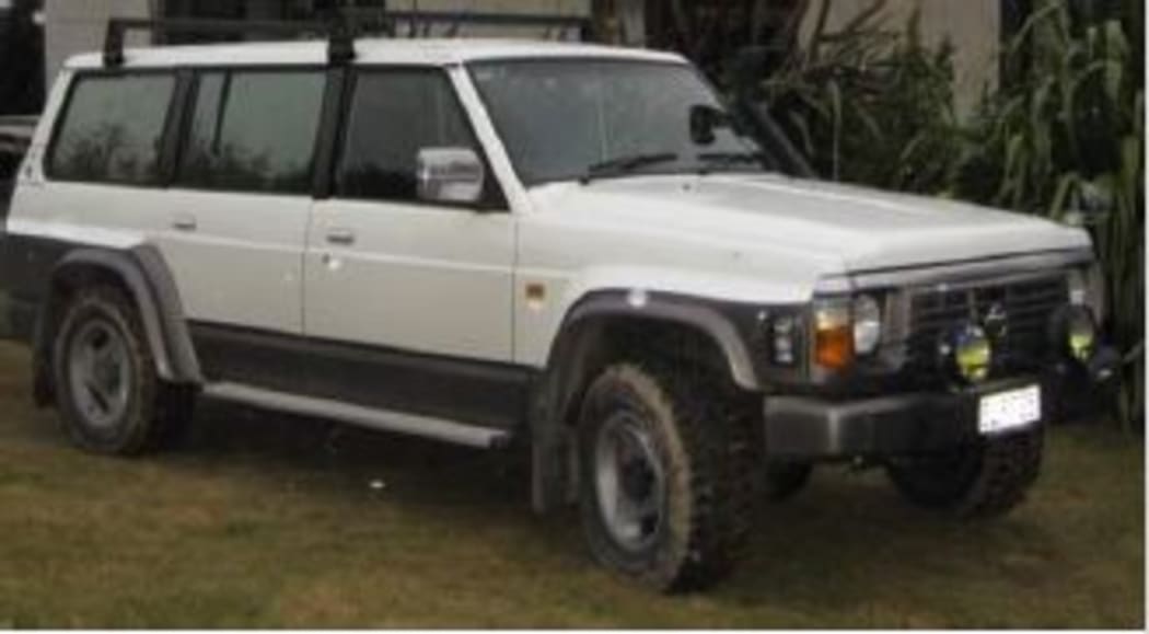 A Nissan Safari, like the one Mr Harley and his two children were in.