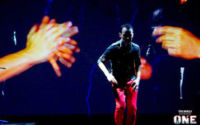 Body percussionist Tupac Mantilla