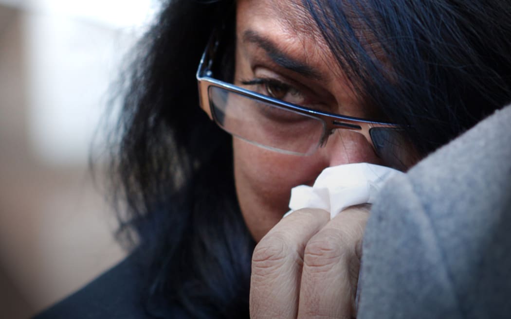 Anita Kumar outisde the High Court in Auckland