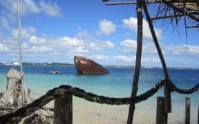 Tonga harbour in Nuku'alofa