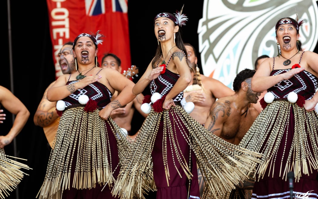 Te Kapa Haka o Ngāti Whakaue.