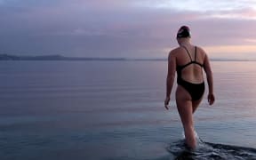Sixteen-year-old Caitlin O'Reilly is preparing to become the youngest swimmer to complete New Zealand's triple crown of ocean swims - with the final leg, Foveaux Strait, next February.