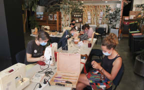 Just Sew Session at the Wellington Sustainability Trust