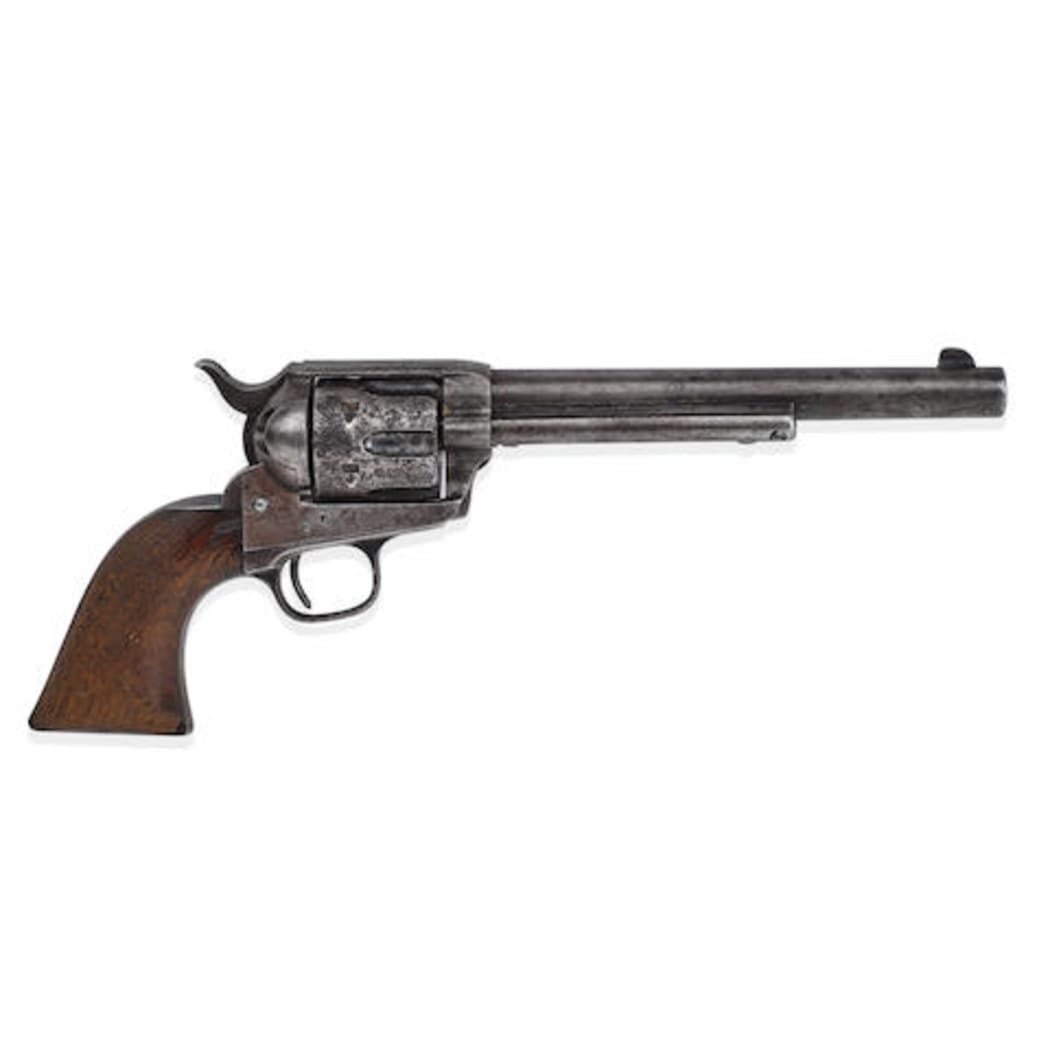 The Colt single-action revolver used to kill Billy the Kid in 1881 has sold at auction for US$6 million.