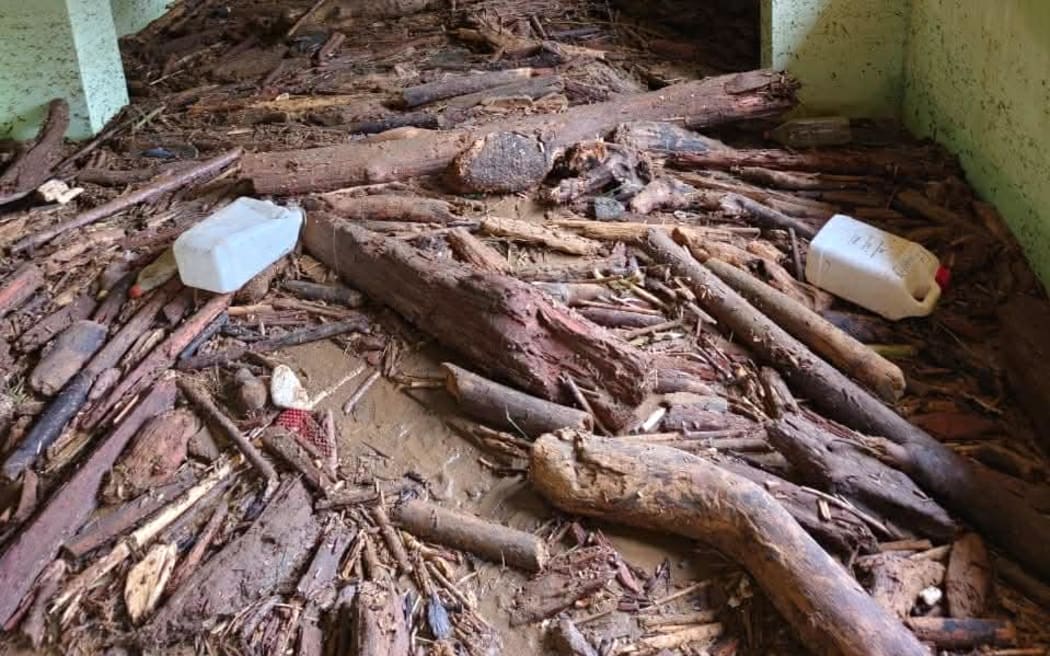 Cyclone Ditwah in the Spring Valley area (part of Badulla) in Sri Lanka.