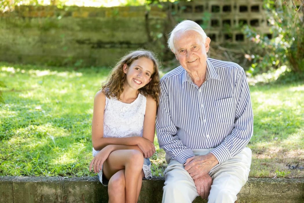 Bella Powell and Sir Bob Elliot