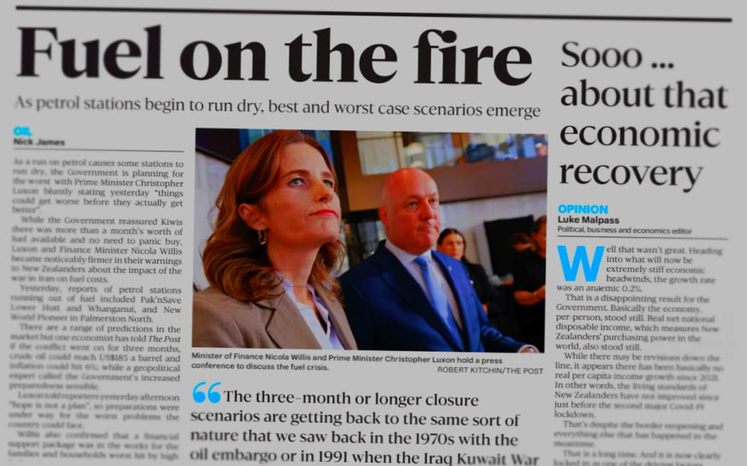 The Post reports the government's warning the fuel supply problem could get worse.