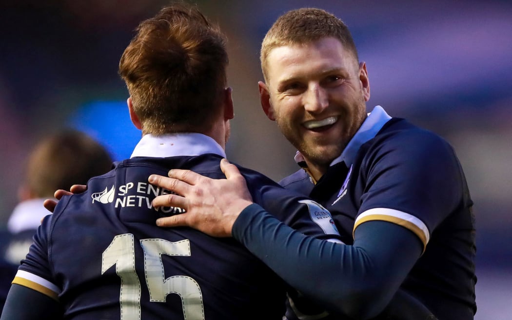 Scotland first-five Finn Russell.