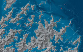 A map shows the planned location of the Blue Endeavour open ocean salmon farm in Cook Strait.