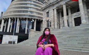 Matty Angel headed to Parliament to call for an inquiry into an in-home care model she says is dangerous.