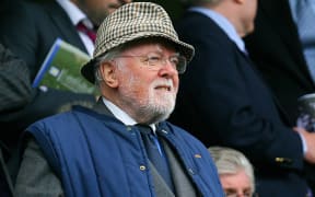 Richard Attenborough at an English premiership football match in 2008.