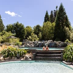 In the summer time, 20 lifeguards are on deck at Hanmer Springs Thermal Pools and Spa.