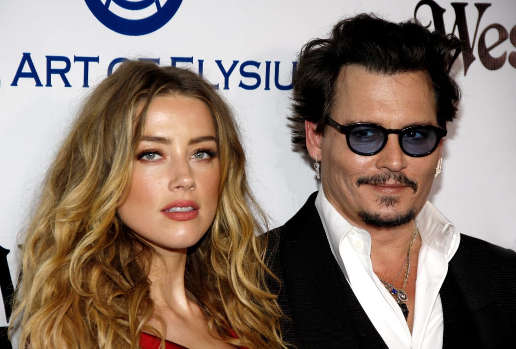 Amber Heard and Johnny Depp at the Art Of Elysium's 9th Annual Heaven Gala in 2016.