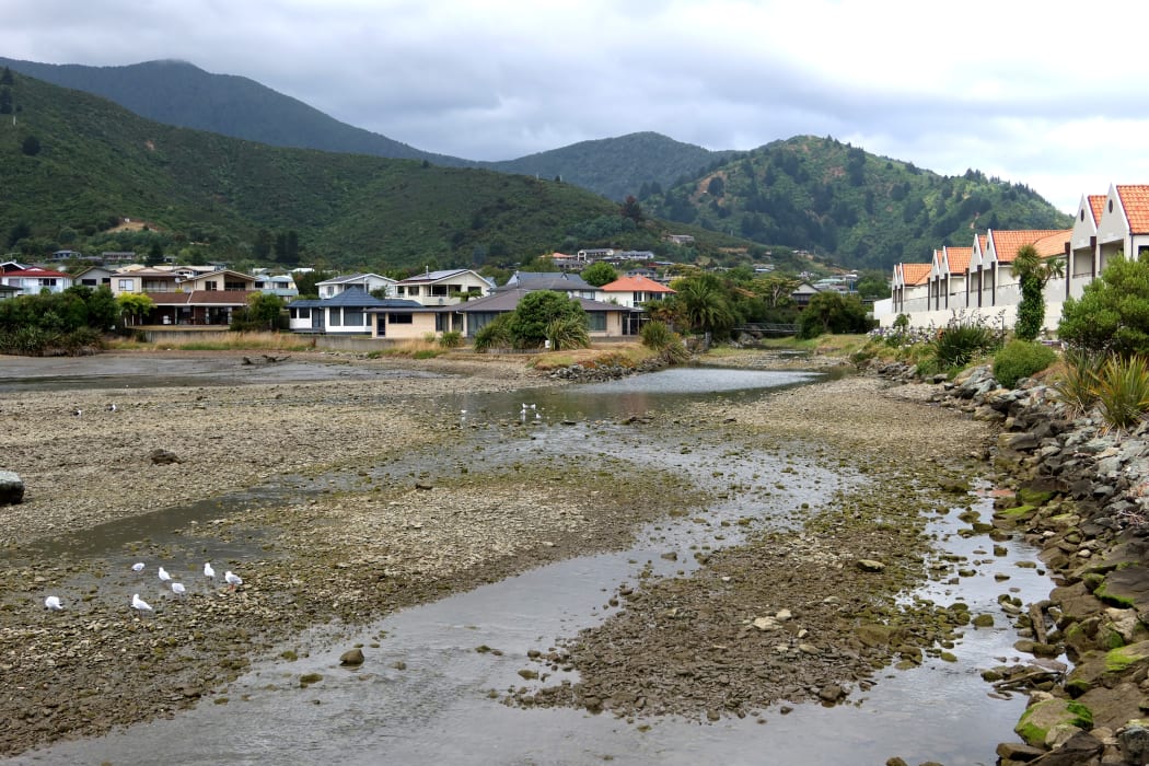 Gravel is clogging the Waikawa Stream.