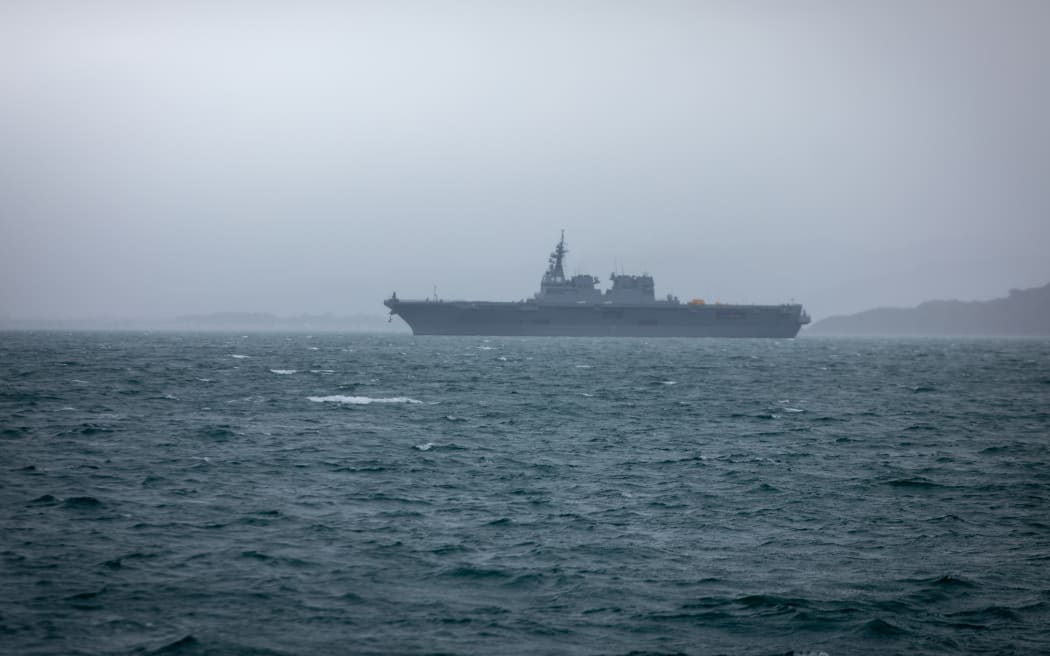 Japanese warship in wellington