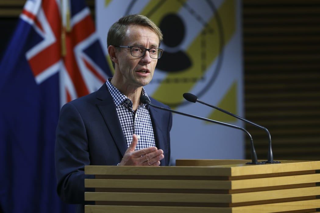 Director General of Health Dr Ashley Bloomfield speaks to media during a press conference at Parliament on April 19, 2020.