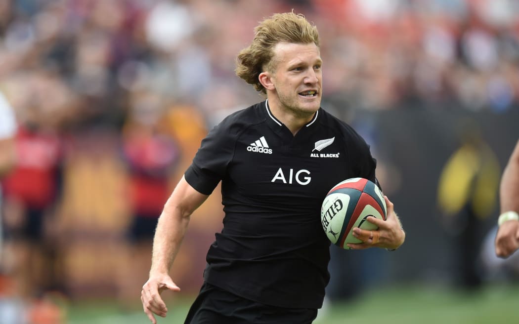 Damian McKenzie.
New Zealand All Blacks v USA in the 1874 Cup Rugby Union Test match. FedEx Field in Washington DC, USA. Saturday 23 October 2021. © Mandatory photo credit: Greg Fiume / www.photosport.nz