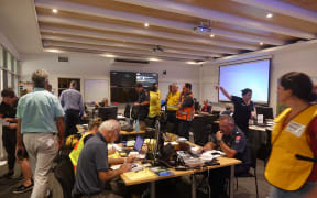 Nelson-Tasman's emergency operations base during the Pigeon Valley fires.