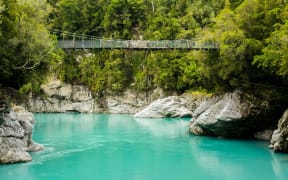 Hokitika Gorge on the West Coast.