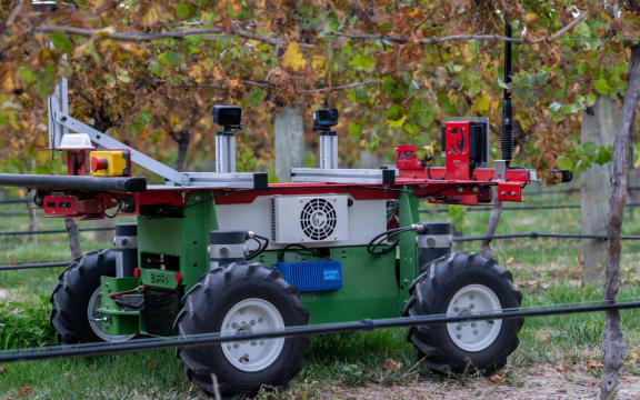 The VinEye AI grapevine disease-detecting machine.