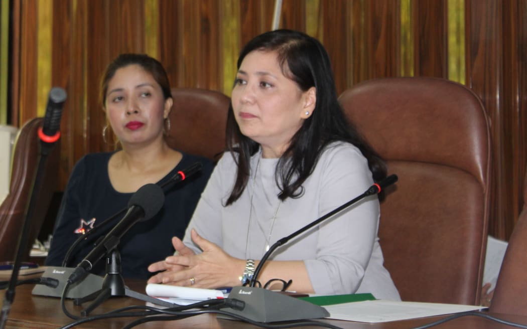 Philippines Human Rights Commissioner Karen Gomez-Dumpit.