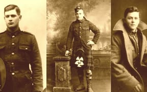 From left: Sydney Stanfield was 15; Leslie Sargeant was 18; Thomas Eltringham was 17.