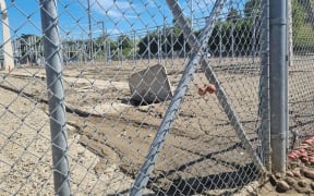 Damage at the Redclyffe substation.