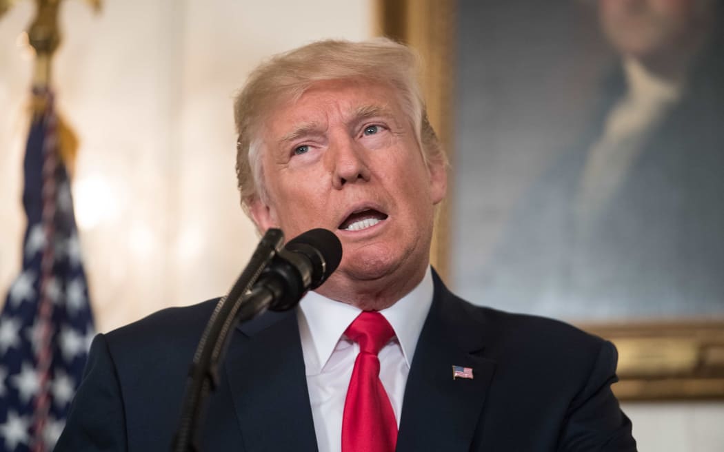 US President Donald Trump