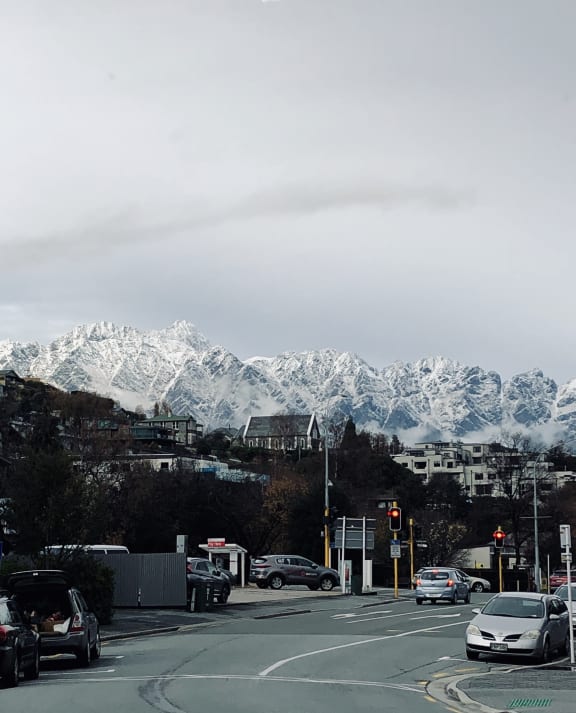 Snow on The Remarkables in Queenstown